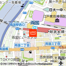 カラオケの鉄人　両国店付近の地図