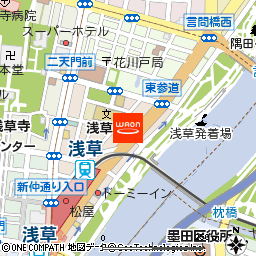 浅草わかば薬局付近の地図