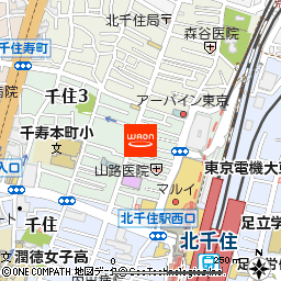 東京やきとん宿場町店付近の地図