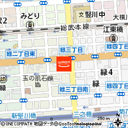 まいばすけっと墨田緑3丁目店付近の地図