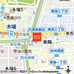 まいばすけっと木場駅前店付近の地図