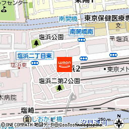 まいばすけっと塩浜2丁目店付近の地図
