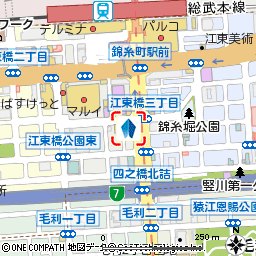 錦糸町支店 【当店は予約されたお客さまへのご相談・ご提案を中心におこなう店舗です】付近の地図