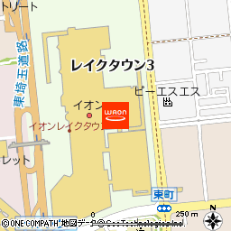 メガスポーツ越谷レイクタウン店付近の地図