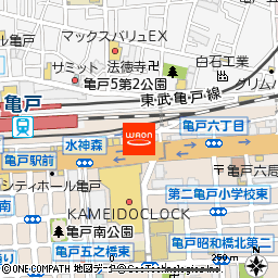 亀戸駅前中央整骨院付近の地図