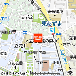 ダイエー立花団地店付近の地図