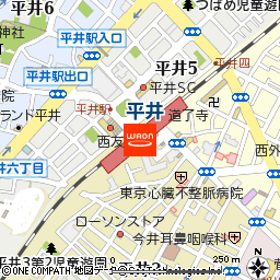 シャポーロコ平井付近の地図
