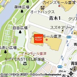 イオン富津店付近の地図