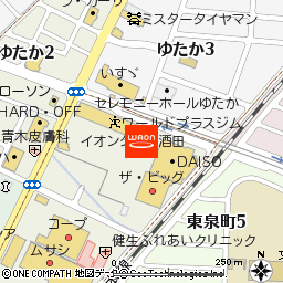 イオンタウン酒田付近の地図