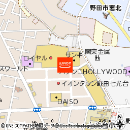 マックスバリュ野田七光台店付近の地図