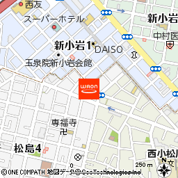 まいばすけっと松島4丁目店付近の地図