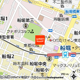 イオンフードスタイル船堀店付近の地図