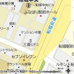 船堀支店付近の地図