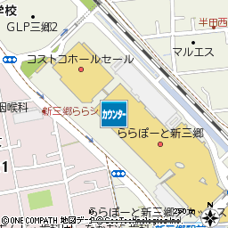 ららぽーと新三郷カードデスク付近の地図