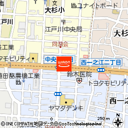 まいばすけっと江戸川中央2丁目店付近の地図