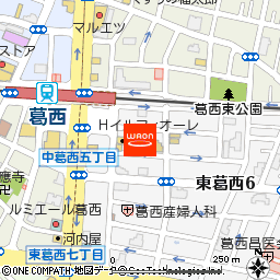 まいばすけっと葛西駅前店付近の地図