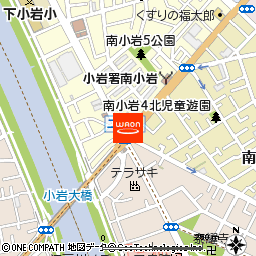 まいばすけっと南小岩二枚橋店付近の地図