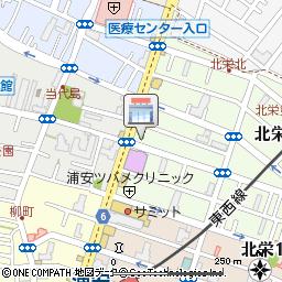 新日本設備株式会社（京葉ガスサービスショップ浦安店）付近の地図