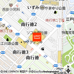 イオンバイク南行徳店付近の地図