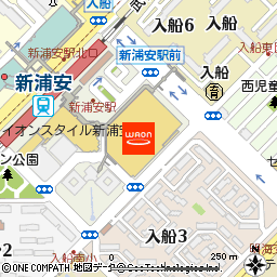 イオンバイク新浦安店付近の地図