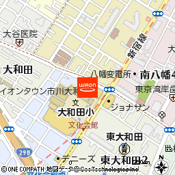 ダイエー市川大和田店・イオンフードスタイル付近の地図