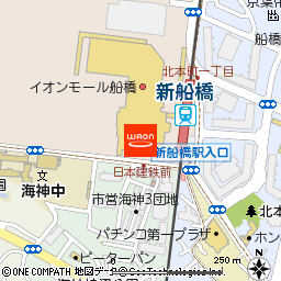 ASBeeイオンモール船橋付近の地図