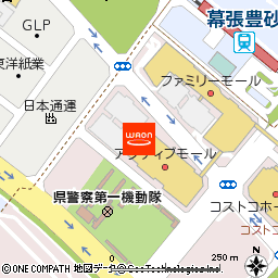 イオンバイク幕張新都心店付近の地図