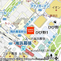 ココス海浜幕張駅前店付近の地図