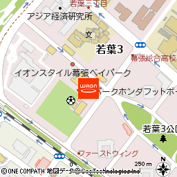 イオンスタイル幕張ベイパーク付近の地図