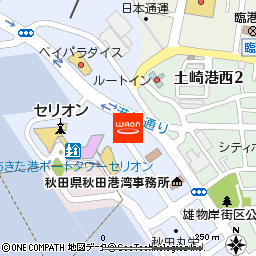 有限会社ビッグオート秋田付近の地図