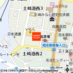 シーガルジャパン土崎みなと店付近の地図
