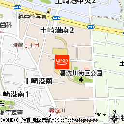 イオン土崎港店付近の地図