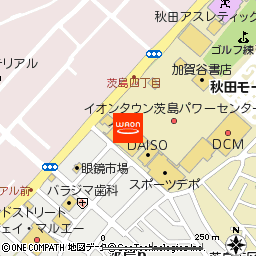 イオンスタイル茨島付近の地図