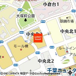 イオン千葉ニュータウン店付近の地図