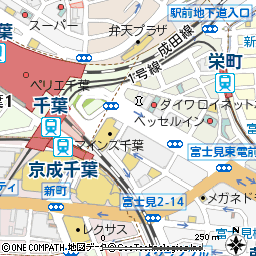 千葉支店付近の地図