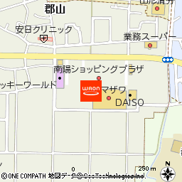 シーガル 南陽店付近の地図