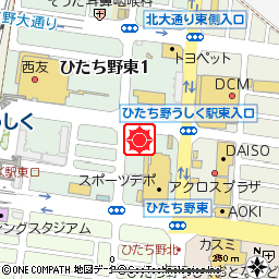 ひたち野うしくマネー相談デスク付近の地図