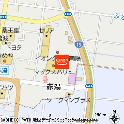 マックスバリュ南陽店付近の地図