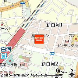 ホテルルートイン新白河駅東付近の地図