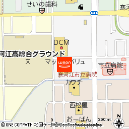 マックスバリュ寒河江西店付近の地図