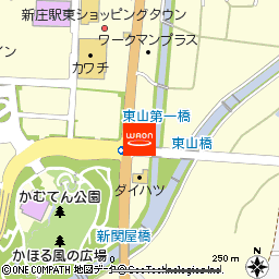 とん八新庄駅東口店付近の地図