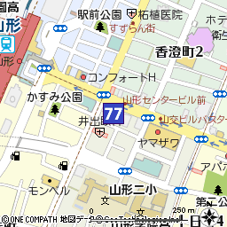 山形支店付近の地図