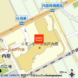 スポーツオーソリティ水戸内原店付近の地図
