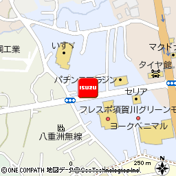 いすゞ自動車東北株式会社・郡山支店付近の地図