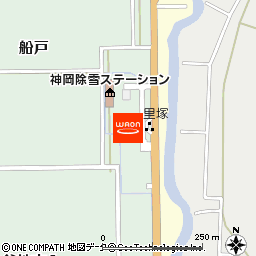 道の駅 かみおか物産館付近の地図