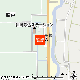 道の駅 かみおか物産館付近の地図