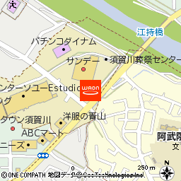 サンデー須賀川店付近の地図