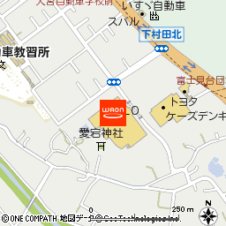 イオン常陸大宮店付近の地図