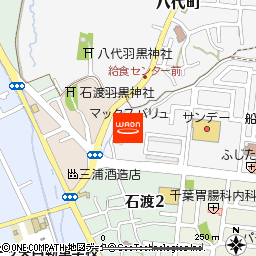 マックスバリュ弘前城北店付近の地図