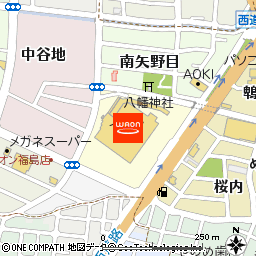 イオン福島店付近の地図